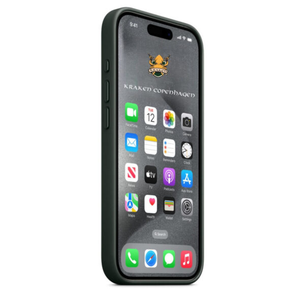 MagSafe Pu laeder Groen 5 - iPhone 15 PU Læder Cover Grøn(MagSafe Kompatibel)