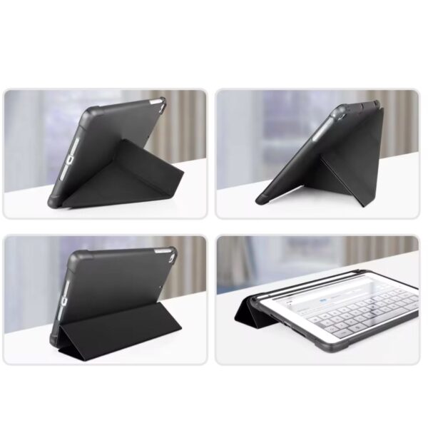 IPad Flip black 3 - iPad 9,7 5.Gen / 6.Gen / Air 1 /Air 2 – Med Pen Holder Flex Cover