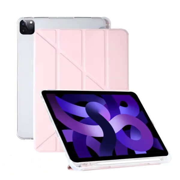 IPad Flip pink 2 - iPad 10,2 7.Gen/8.Gen/9.Gen – Med Pen Holder Flex Cover