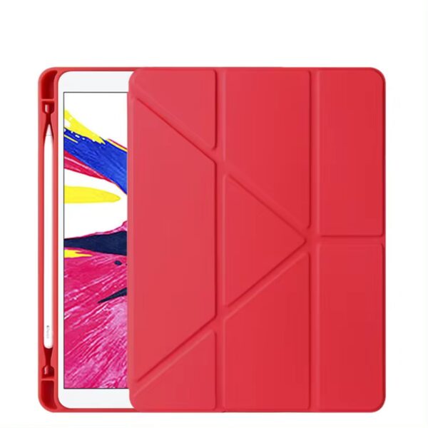 IPad Flip red 1 - iPad 10,2 7.Gen/8.Gen/9.Gen – Med Pen Holder Flex Cover