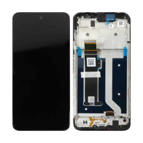 - Motorola Moto G34 (XT2363) Skærm Med Ramme - OEM